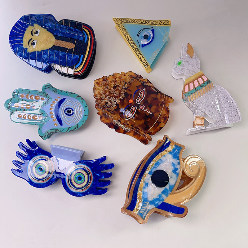 Premium Acetate Hair Clips 4 premium acetate claw clips (复制)