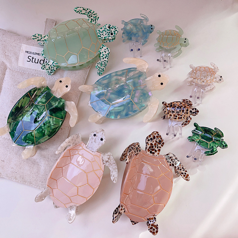 Premium Turtle Acetate Hair Clips 4 premium butterfly acetate hair clips (复制)