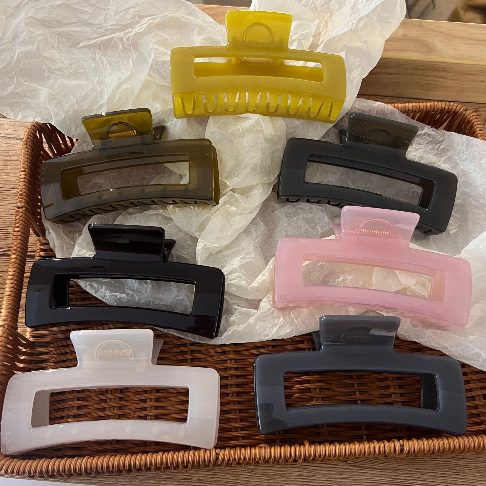 Home 85 premium acetate claw clips