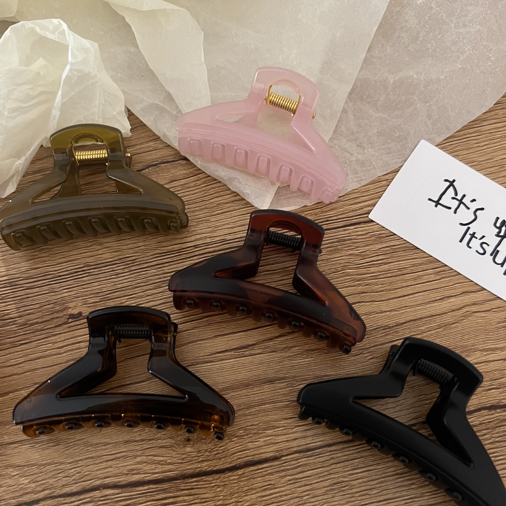 Premium Acetate Claw Clips 2 premium acetate claw clips (复制)