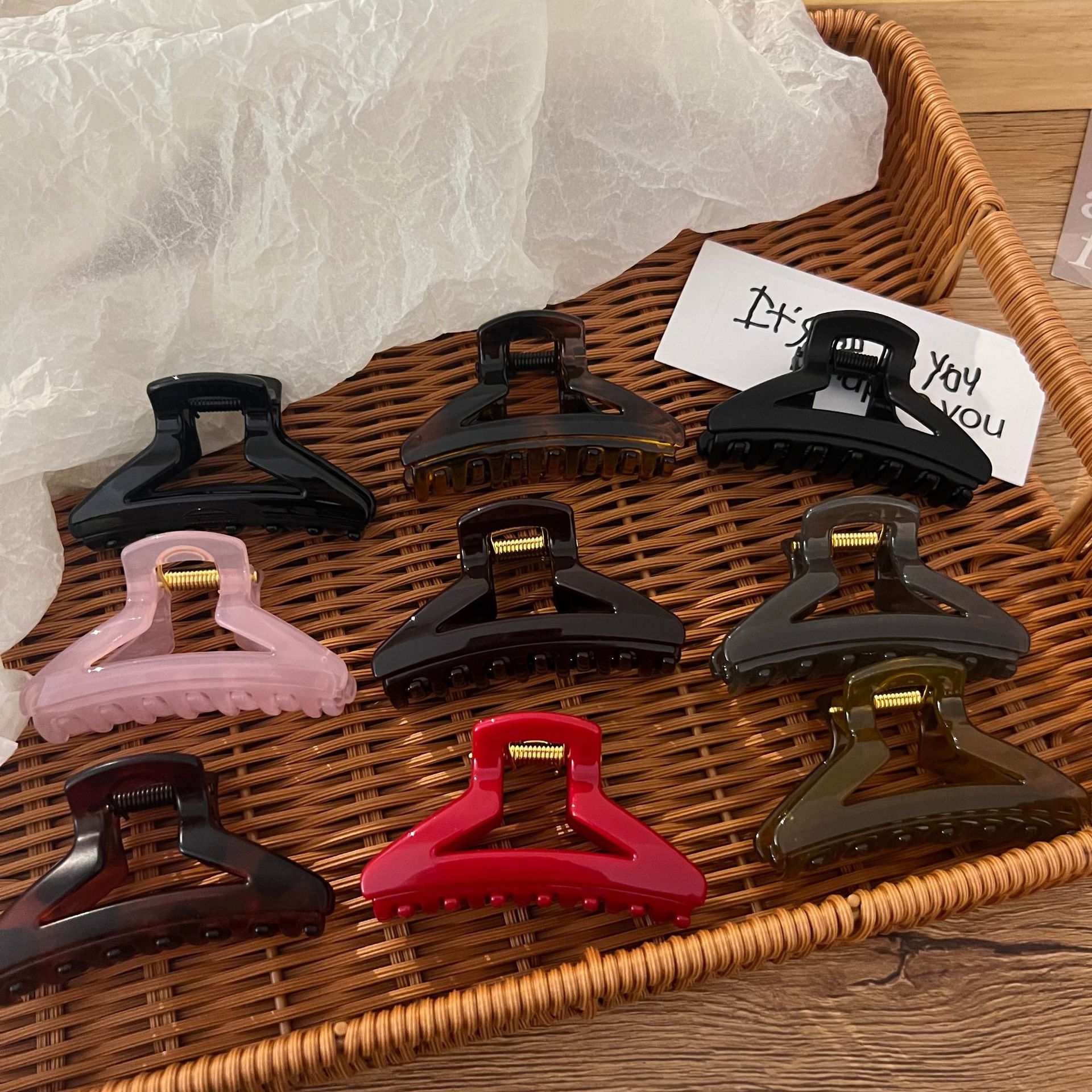 Premium Acetate Claw Clips 4 premium acetate claw clips (复制)