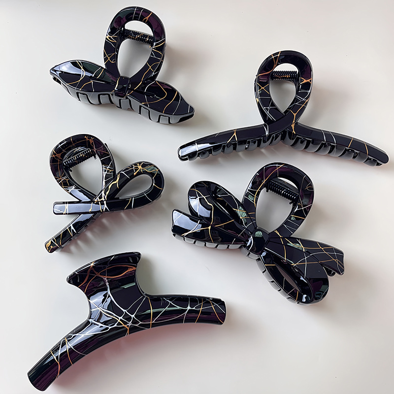 Premium Acetate Hair Clips 2 premium acetate hair clips