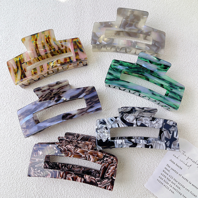 Home 18 premium acetate claw clips
