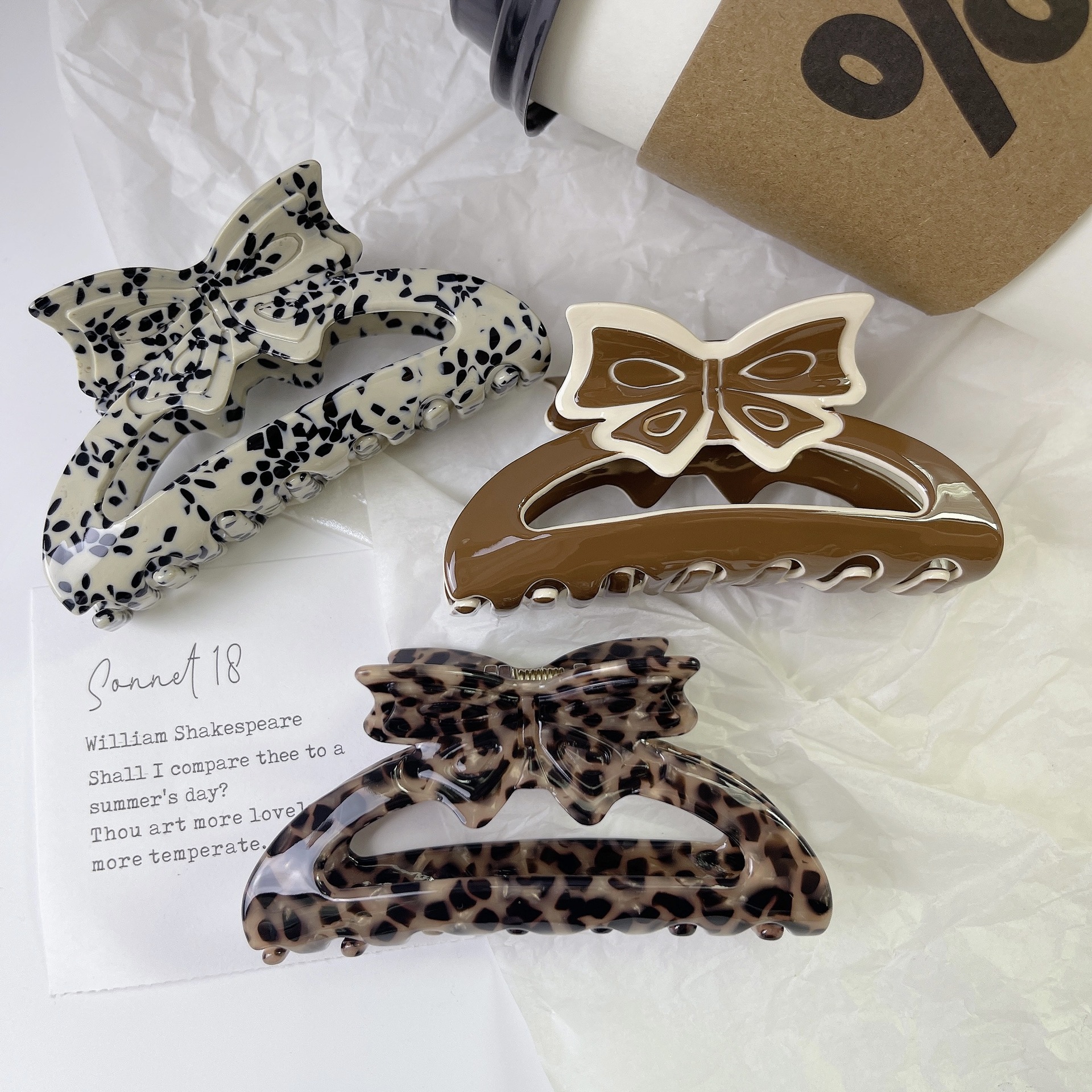 Premium Acetate Hair Clip 3 premium acetate hair clip