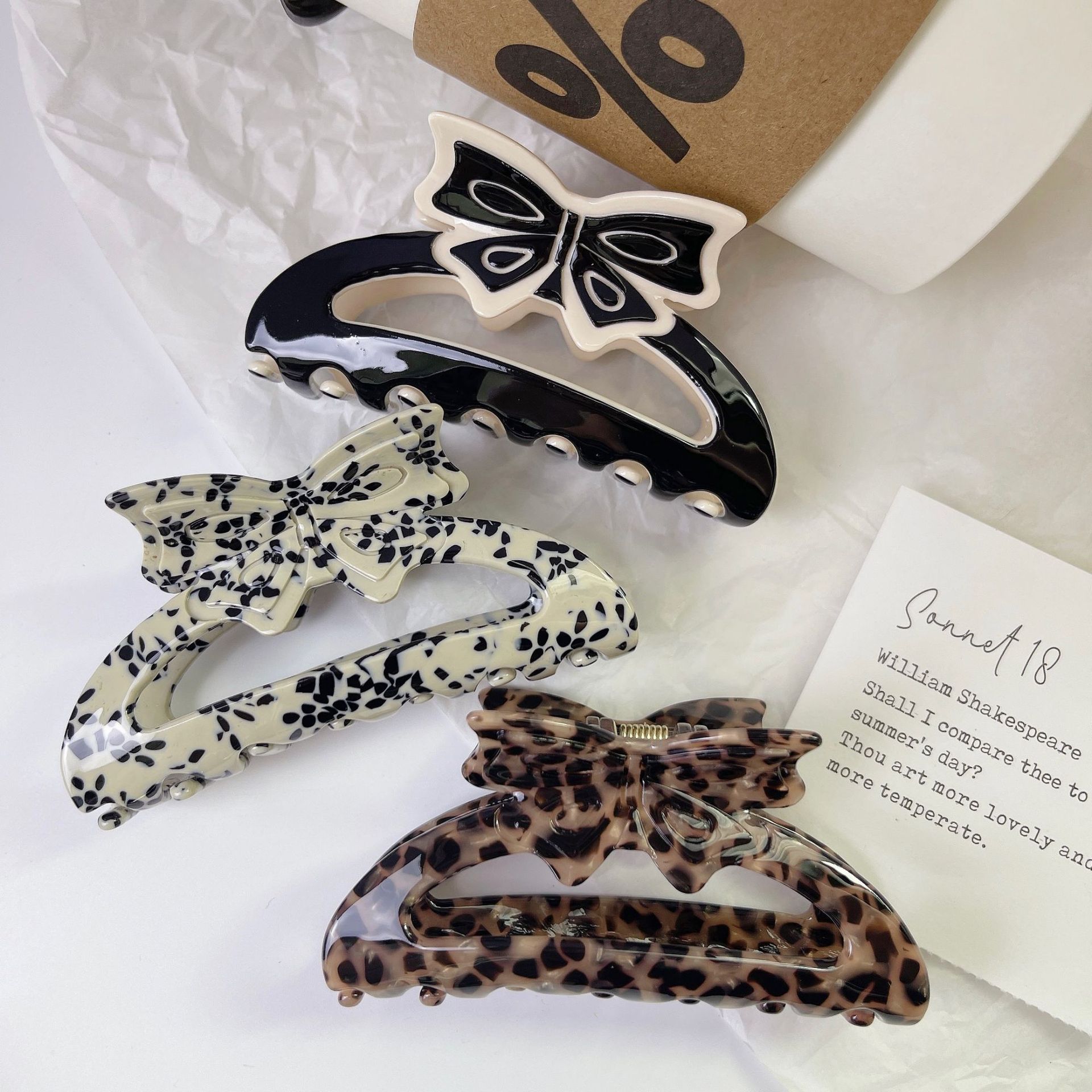 Premium Acetate Hair Clip 4 premium acetate hair clip