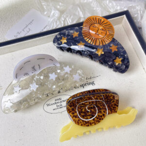 premium acetate hair clip