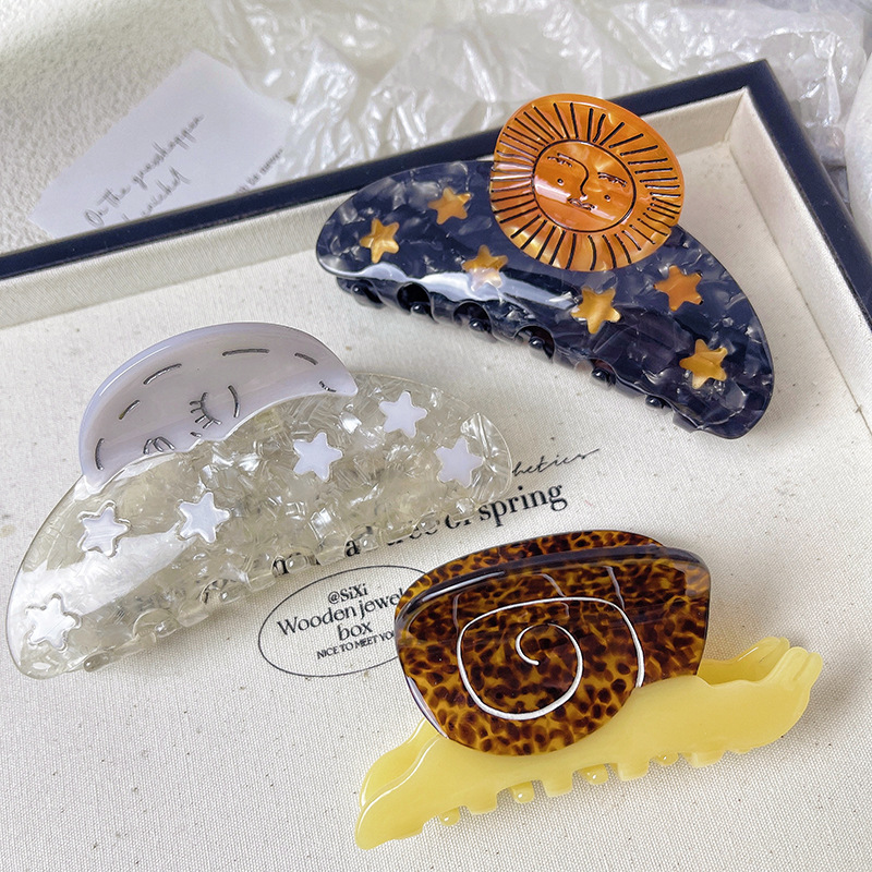 Home 107 premium acetate hair clip