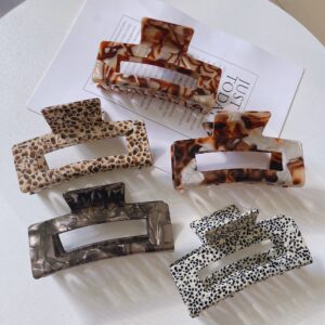 sparkling rhinestone bow acetate claw clip