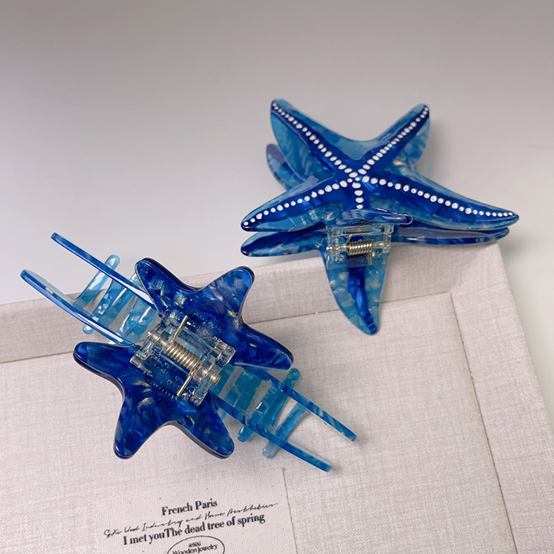 Starfish Acetate Claw Clip 2 premium acetate claw clip
