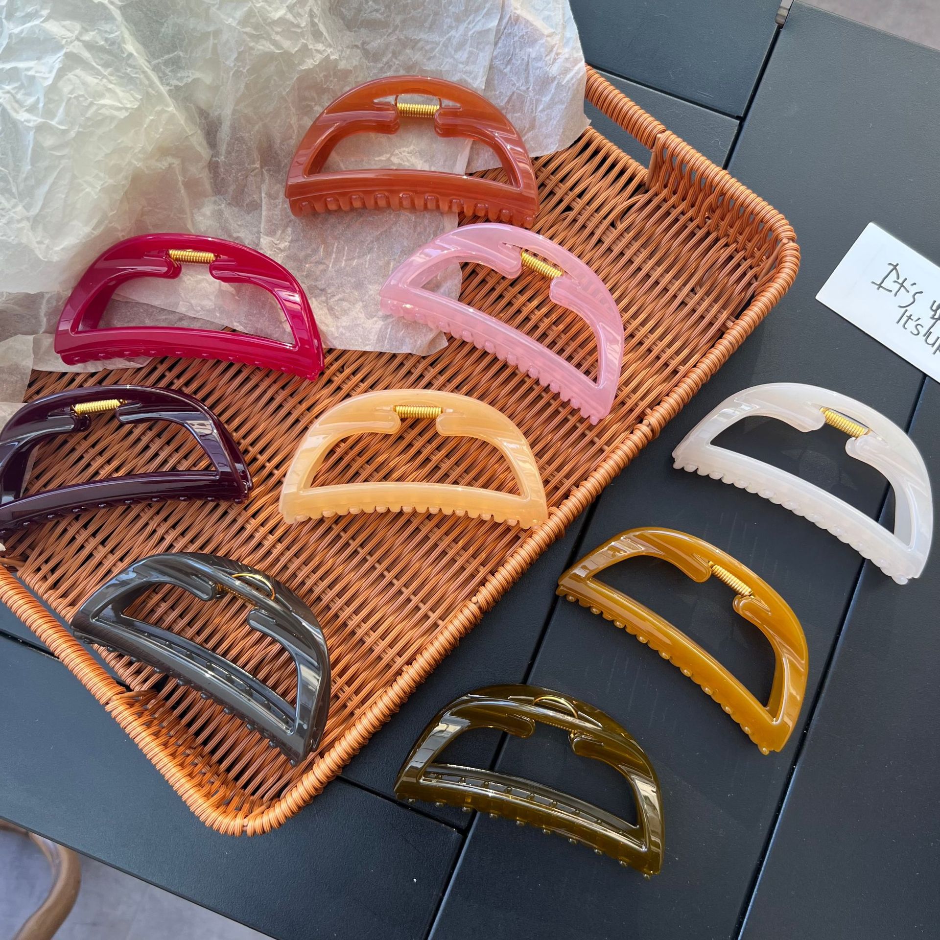 Premium Acetate Hair Clip 2 premium acetate hair clip