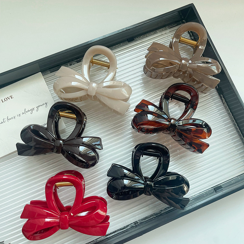 Premium Acetate Hair Clip 4 octopus tentacle acetate claw clip (复制)