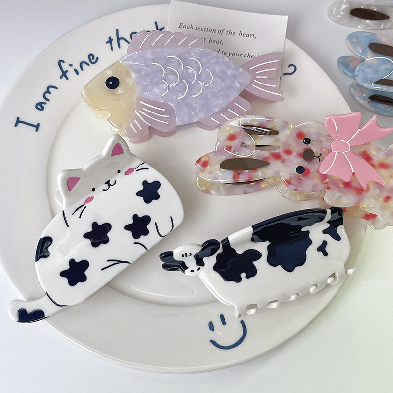 Premium Animal Acetate Hair Clips 3 premium acetate hair clips (复制)