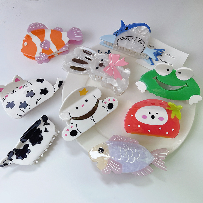 Premium Animal Acetate Hair Clips 4 premium acetate hair clips (复制)