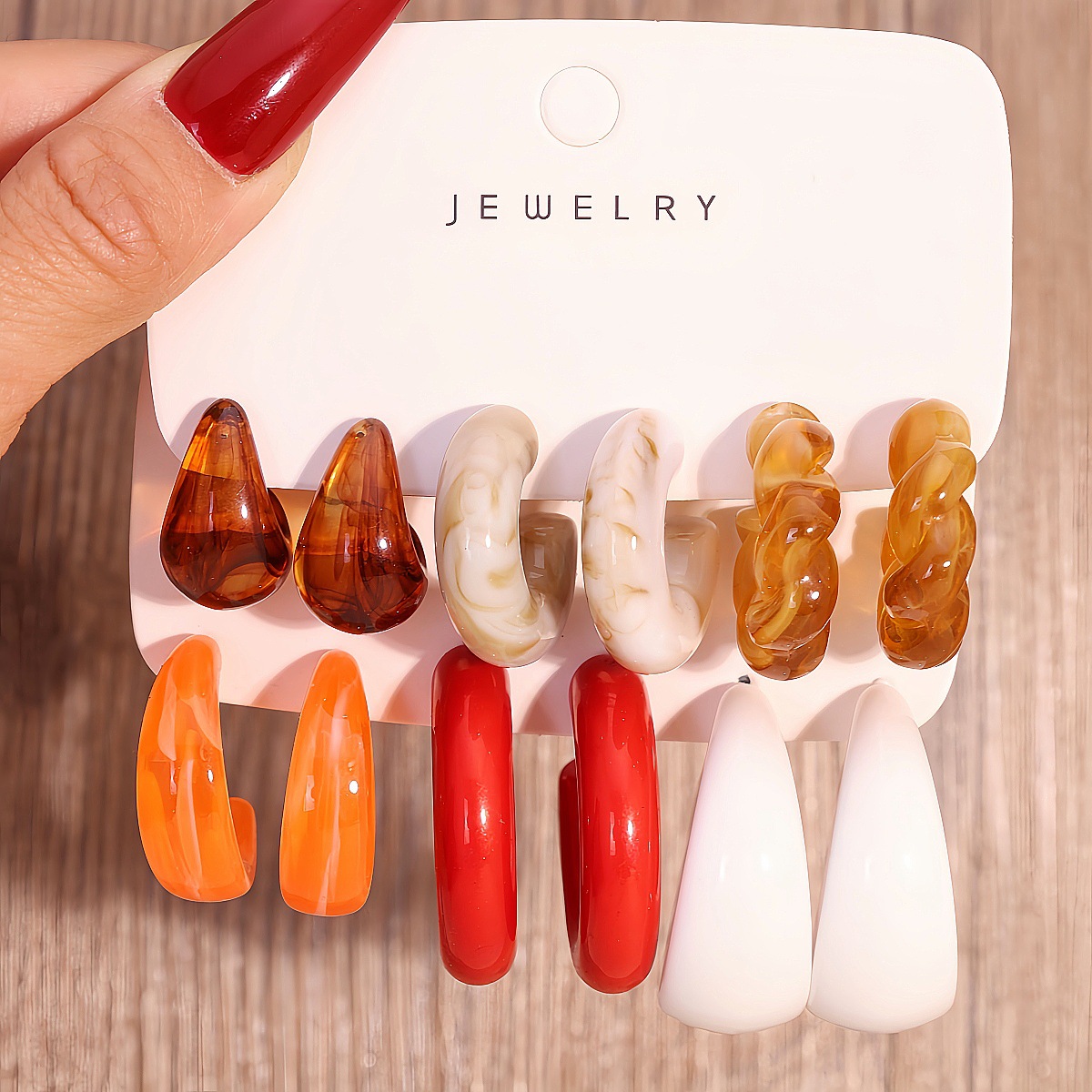 Home 8 premium acetate & resin earings (复制)