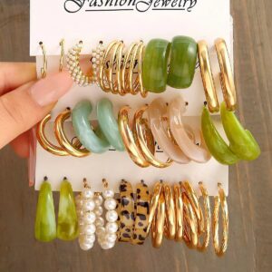premium acetate & resin earings