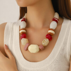 premium acrylic & resin necklaces