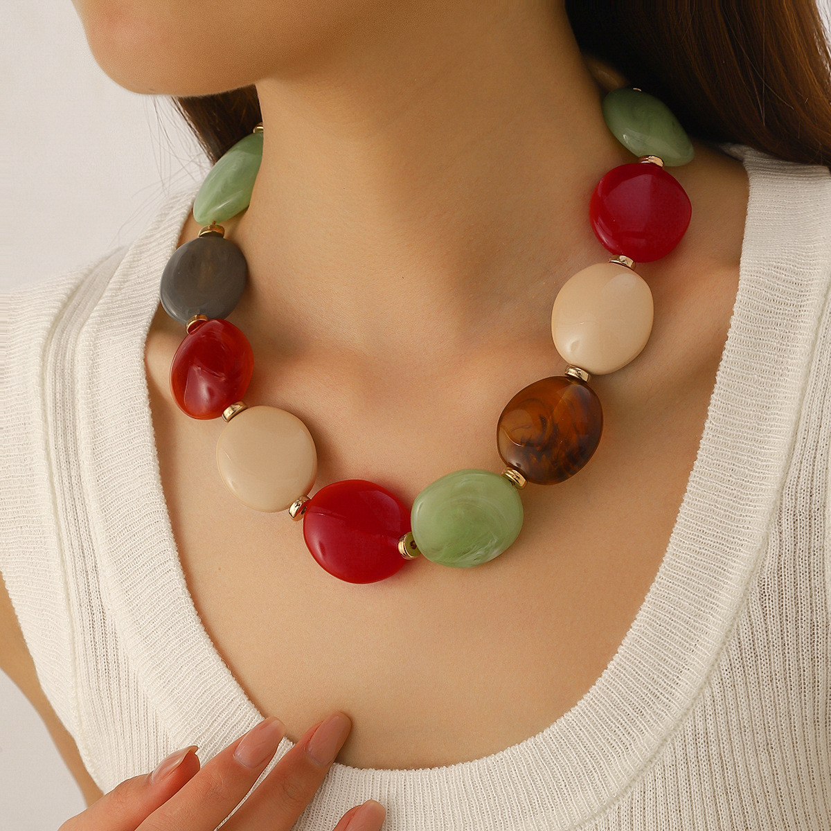 Premium Acrylic & Resin Necklaces 1 premium acrylic & resin necklaces (复制)