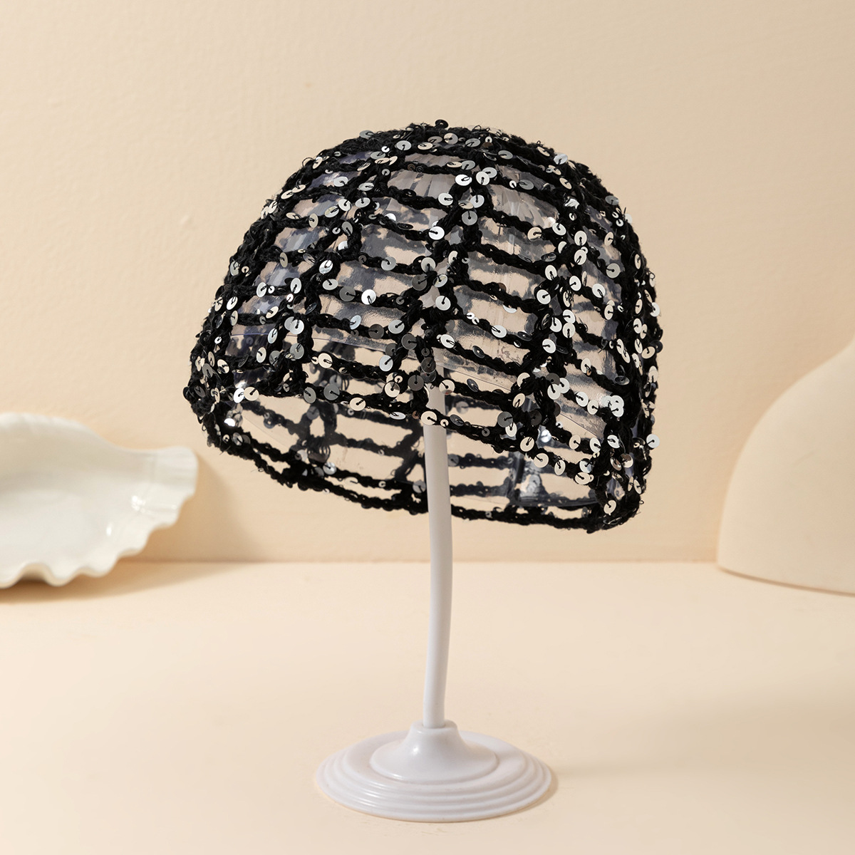 Sequin Crochet Bucket Hat 3 sequin crochet bucket hat