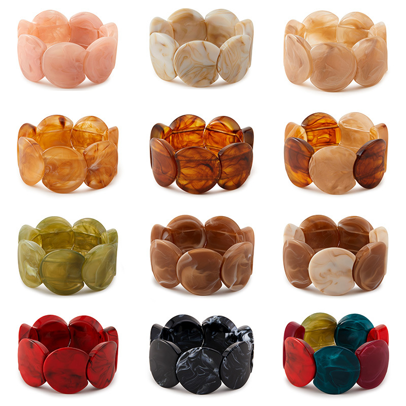 Premium Acetate & Resin Bracelets 8 premium acetate & resin bracelets (复制)