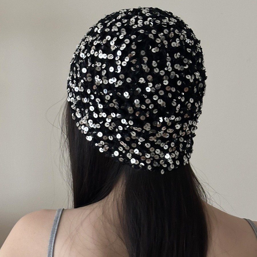 Sequin Crochet Bucket Hat 4 sequin crochet bucket hat