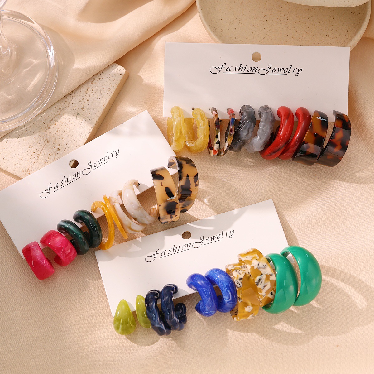 Home 32 premium acetate & resin earings (复制)
