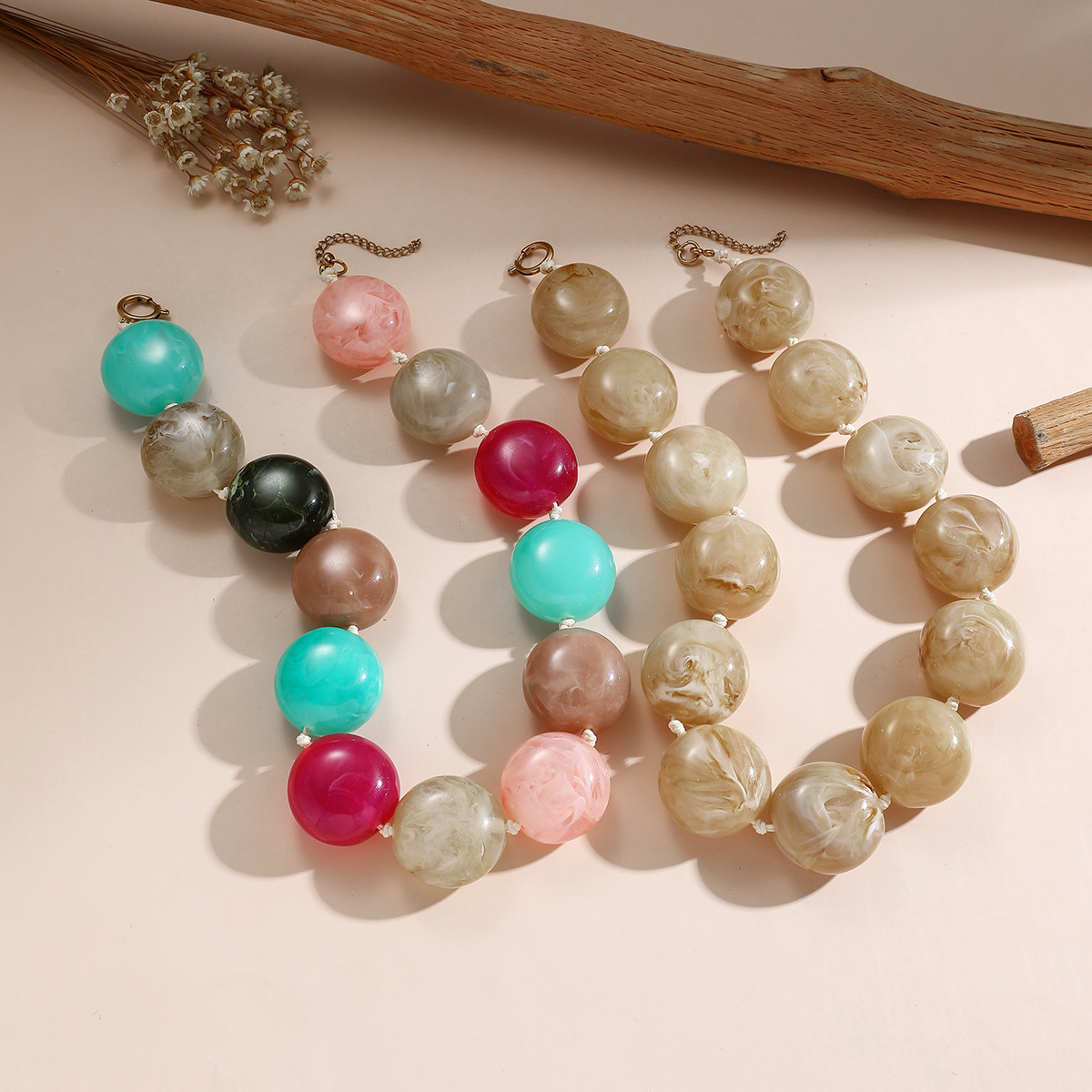 Premium Acrylic & Resin Necklaces 4 premium acrylic & resin necklaces (复制)