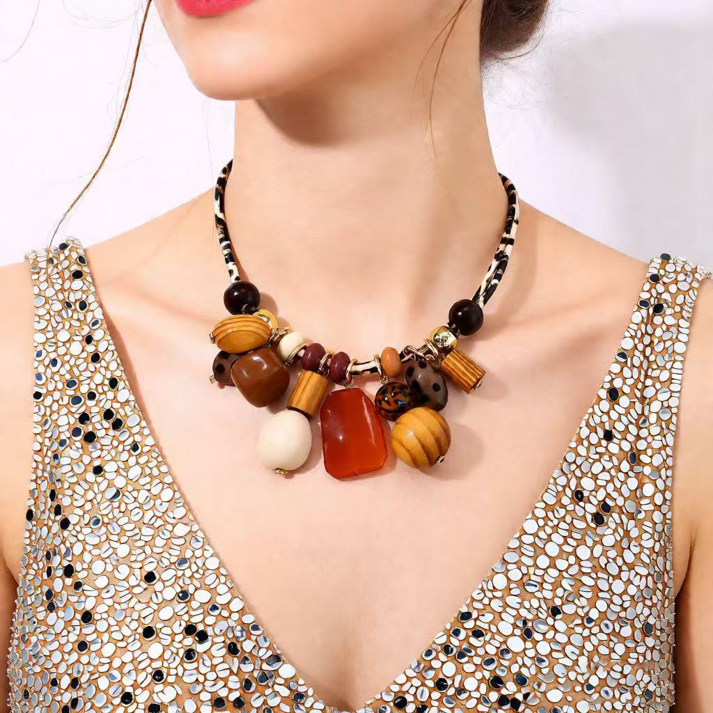 Home 79 premium acrylic & resin necklaces