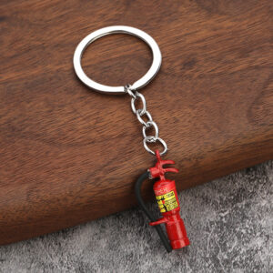 miniature fire extinguisher keychain