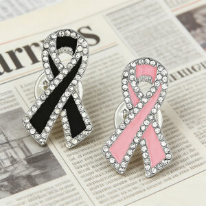 sparkly rhinestone awareness brooch