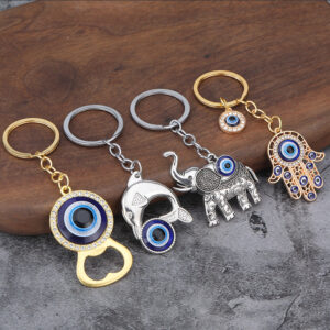 turkish evil eye keychain
