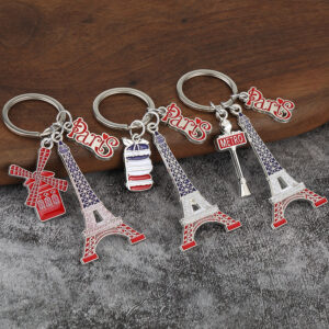 paris eiffel tower keychain