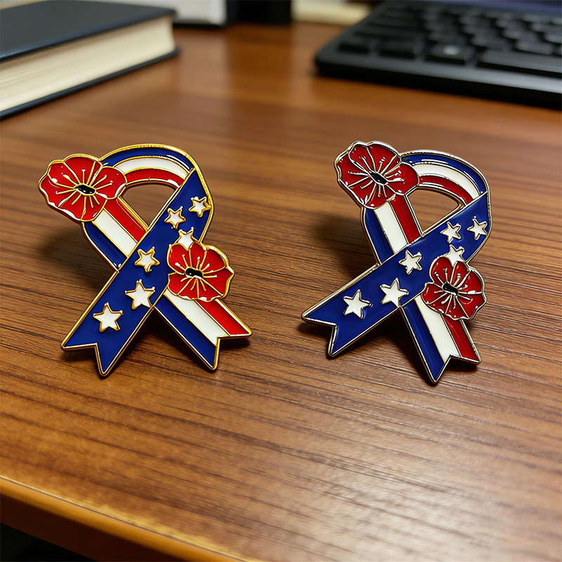 Home 274 us independence day ribbon pin