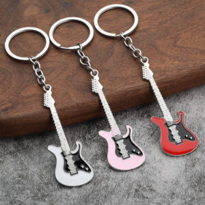electric guitar model keychain