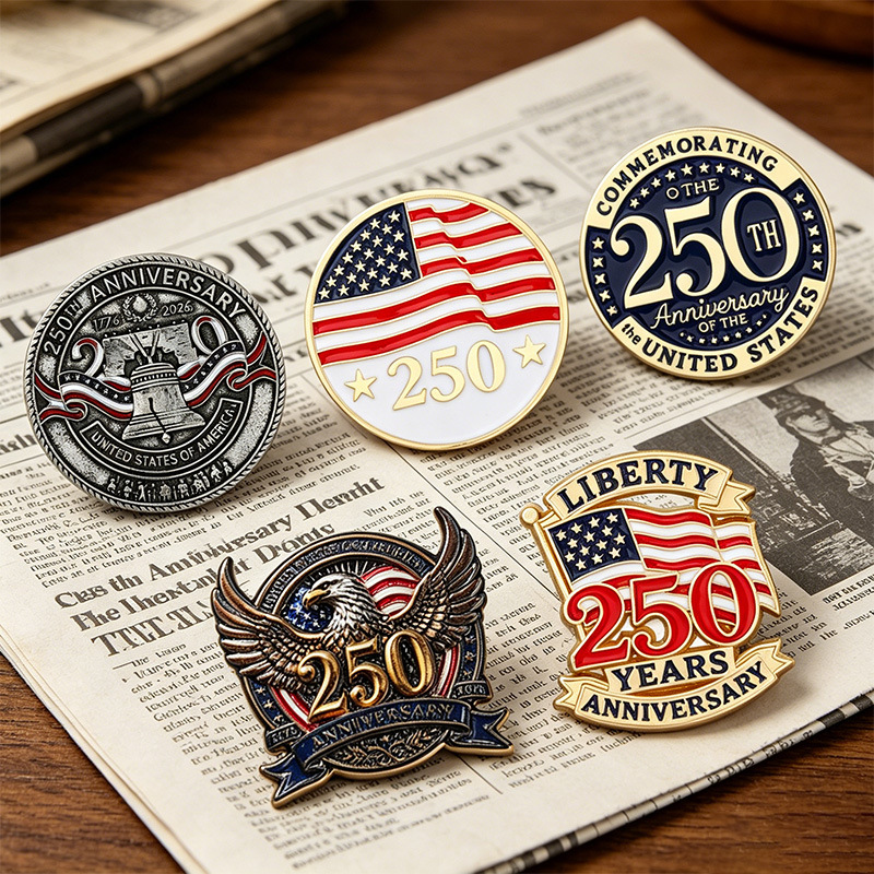 Home 276 usa 250th anniversary enamel pin