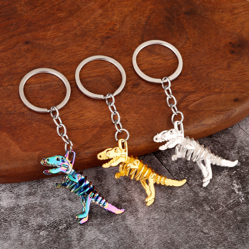 Home 185 3d rainbow animal bone keyring