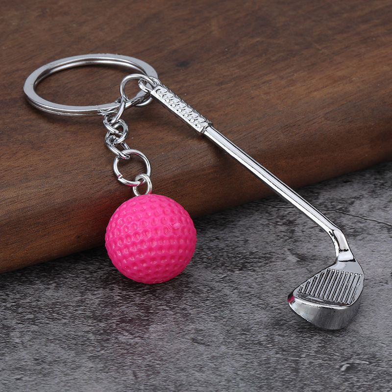 Golf Club and Ball Keychain 3 golf club and ball keychain