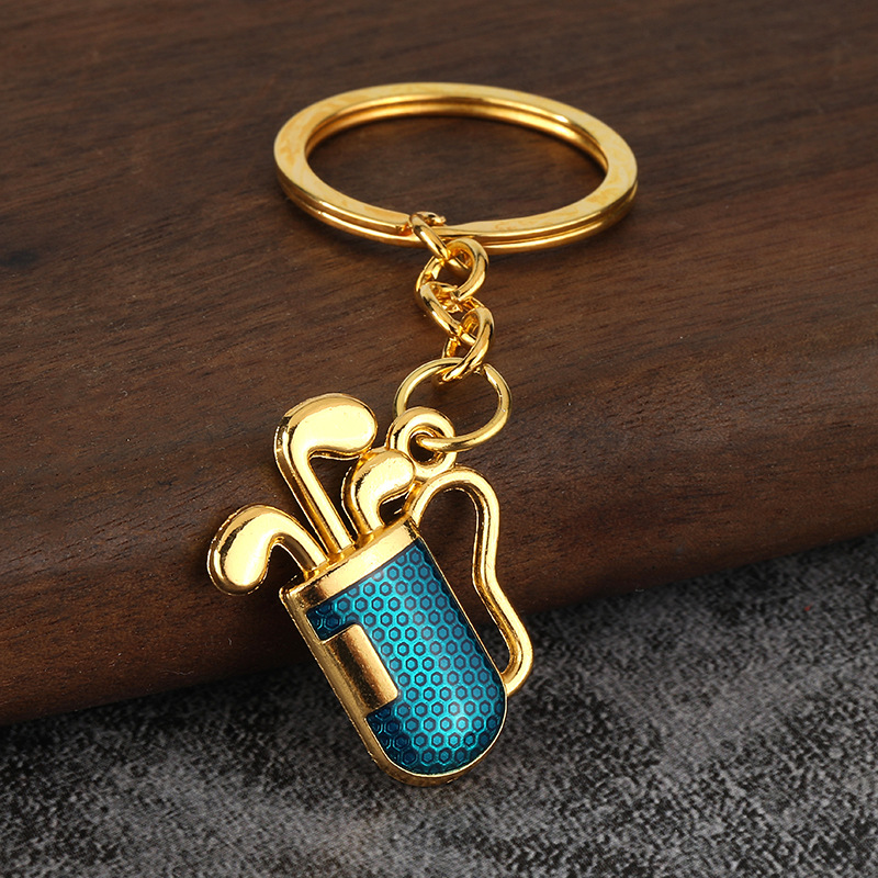 3D Golf Club Luxury Keyring 2 auto draft