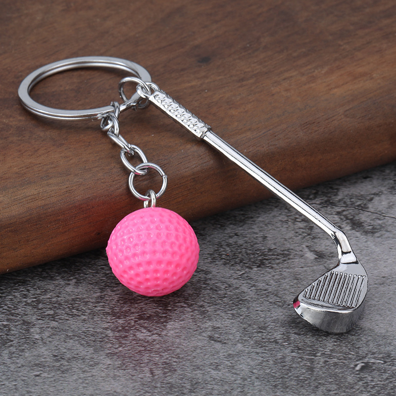 Golf Club and Ball Keychain 4 golf club and ball keychain