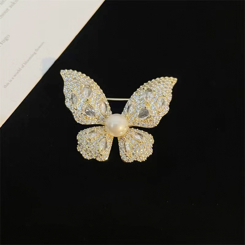 Luxury Lace Butterfly Brooch 3 luxury lace butterfly brooch