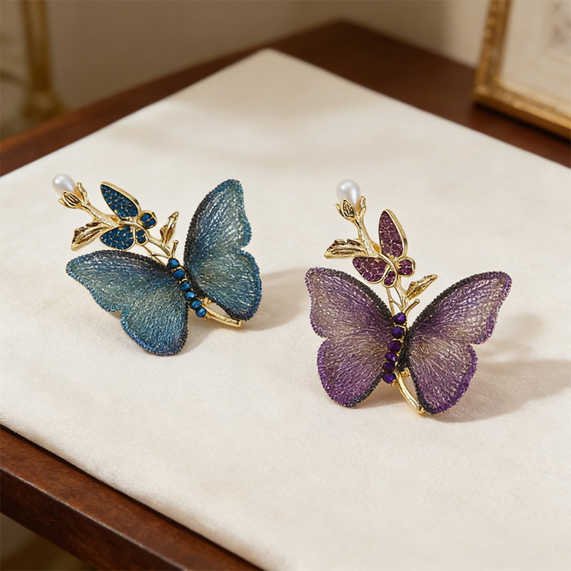 Home 209 luxury handmade textile insect badge