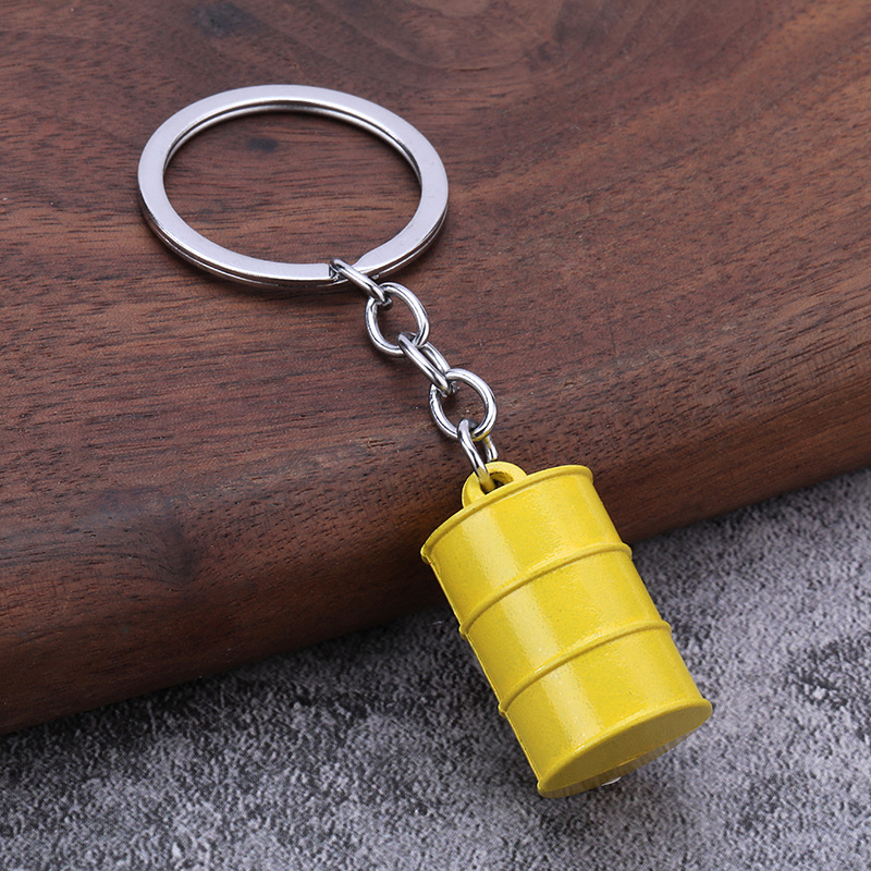 3D Gasoline Barrel Barrel Keyring 2 3d gasoline barrel barrel keyring