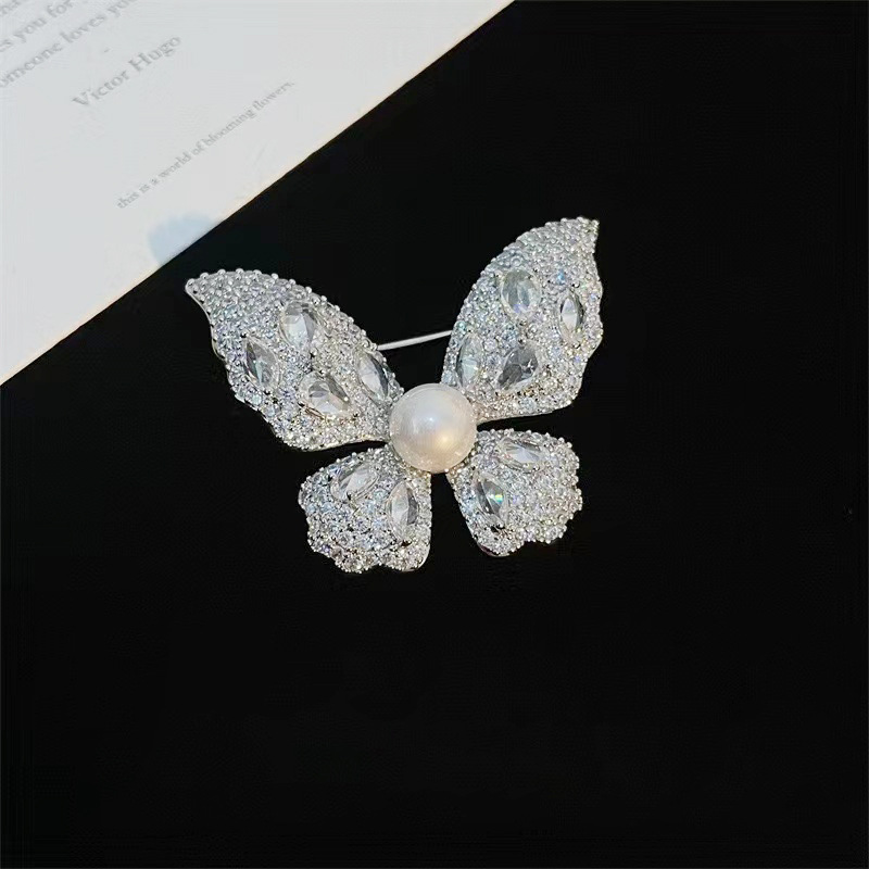 Luxury Lace Butterfly Brooch 2 luxury lace butterfly brooch