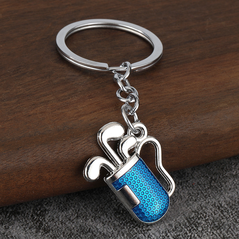 3D Golf Club Luxury Keyring 4 auto draft