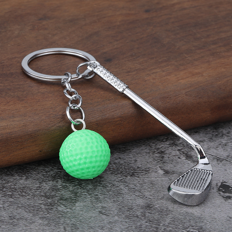 Golf Club and Ball Keychain 2 golf club and ball keychain