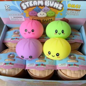 realistic steamed bun fidget toy