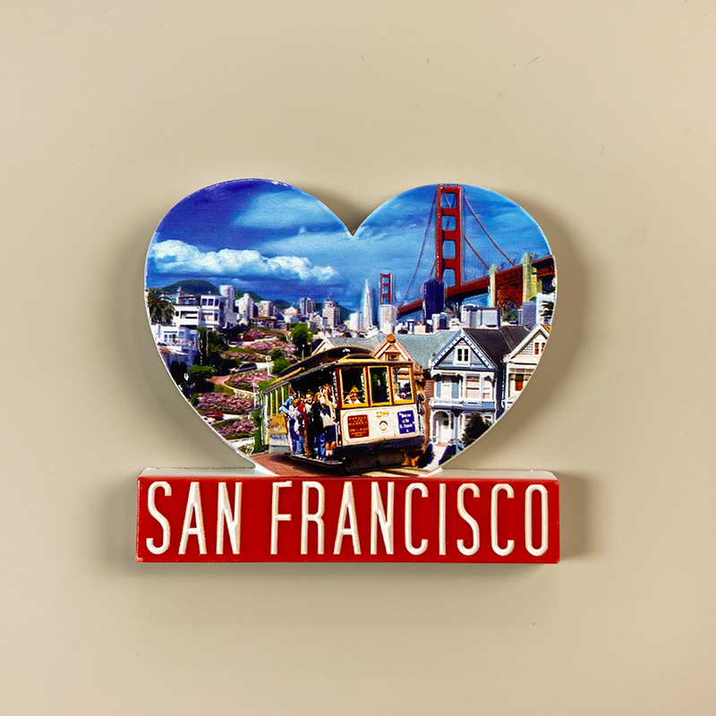 USA City Souvenir Fridge Magnet - 3D Landmark & Culture Travel Decor 3 usa city souvenir fridge magnet 3d landmark & culture travel decor