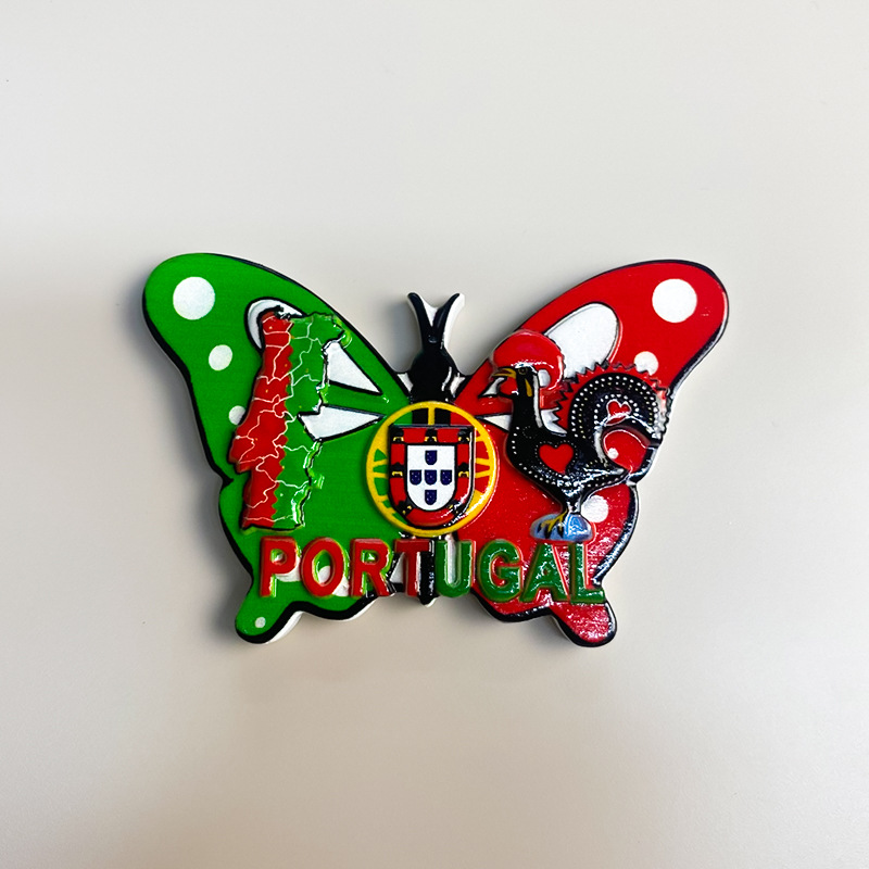 Portugal Souvenir Fridge Magnet - 3D Cultural Landmark & Azulejo Decor 3 portugal souvenir fridge magnet 3d cultural landmark & azulejo decor