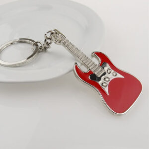 guitar shape bottle opener keychain