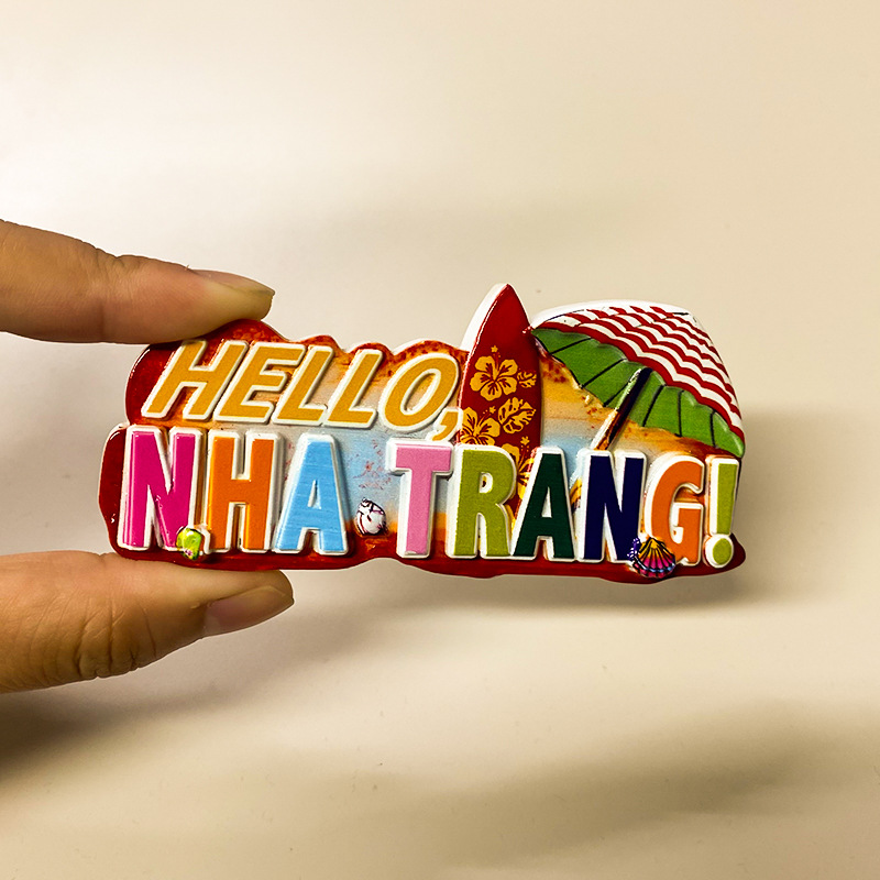 Vietnam Souvenir Fridge Magnet - 3D Travel Landmark Decor 4 auto draft