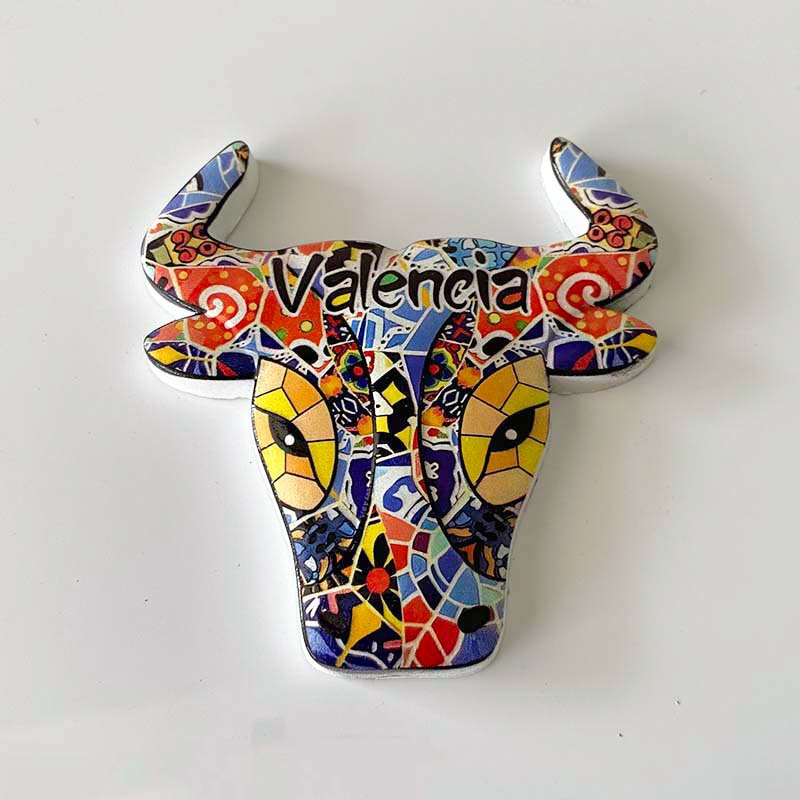 Spain Souvenir Fridge Magnet - 3D Flamenco, Guitar & Bull Cultural Decor 3 spain souvenir fridge magnet 3d flamenco, guitar & bull cultural decor